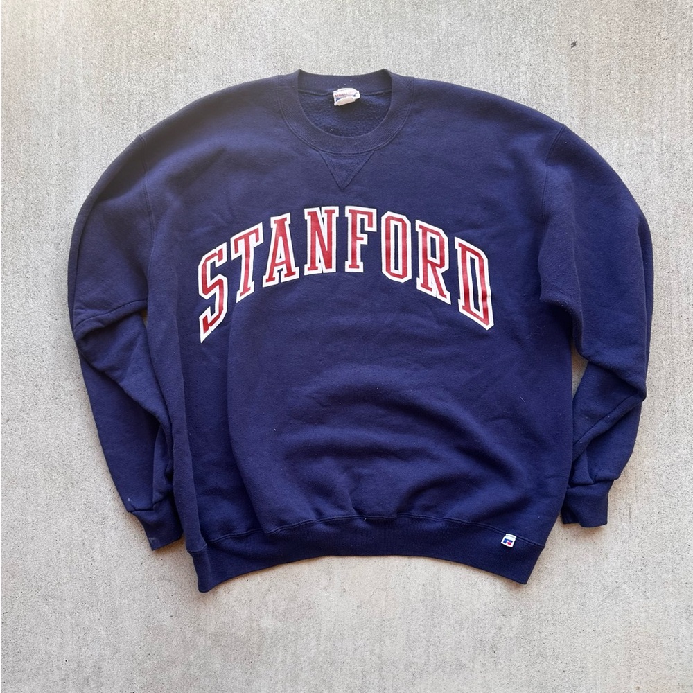 Vintage Stanford University Sweatshirt 90s Russell Athletic Made In USA Xl